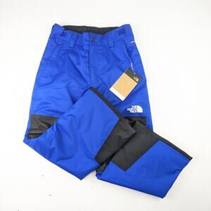 The North Face Boys TNF Blue Freedom Insulated Snow Pants Winter Ski Size S(7-8)